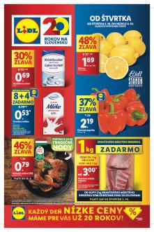 Lidl - aktuálny leták od 3.10.2024 do 6.10.2024