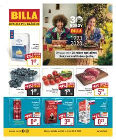 Billa - aktuálny leták od 16.8.2023 do 22.8.2023
