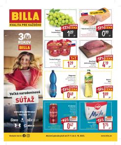 Billa - aktuálny leták od 27.9.2023 do 3.10.2023