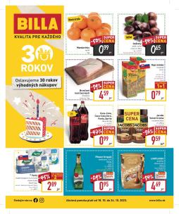 Billa - aktuálny leták od 18.10.2023 do 24.10.2023