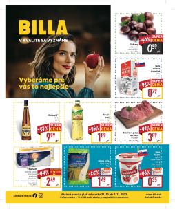 Billa - aktuálny leták od 1.11.2023 do 7.11.2023
