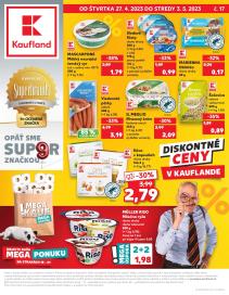 Kaufland - aktuálny leták od 27.4.2023 do 3.5.2023