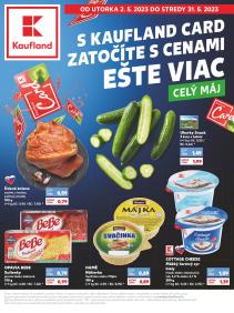 Kaufland - aktuálny leták od 2.5.2023 do 31.5.2023