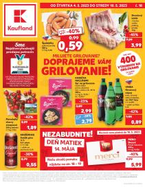 Kaufland - aktuálny leták od 4.5.2023 do 10.5.2023