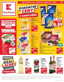 Kaufland - aktuálny leták od 25.5.2023 do 31.5.2023