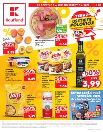 Kaufland - aktuálny leták od 1.6.2023 do 7.6.2023