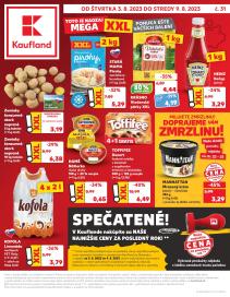 Kaufland - aktuálny leták od 3.8.2023 do 9.8.2023