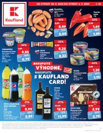 Kaufland - aktuálny leták od 31.8.2023 do 6.9.2023