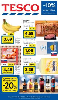 Tesco - aktuálny leták od 18.10.2023 do 24.10.2023