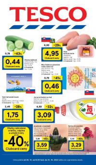 Tesco - aktuálny leták od 25.10.2023 do 31.10.2023