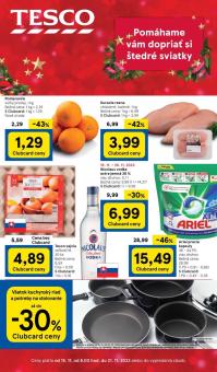 Tesco - aktuálny leták od 15.11.2023 do 21.11.2023