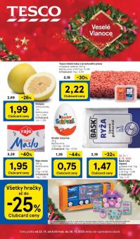 Tesco - aktuálny leták od 22.11.2023 do 28.11.2023