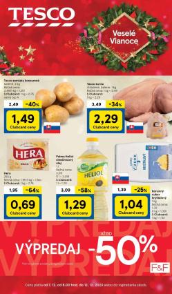 Tesco - aktuálny leták od 6.12.2023 do 12.12.2023